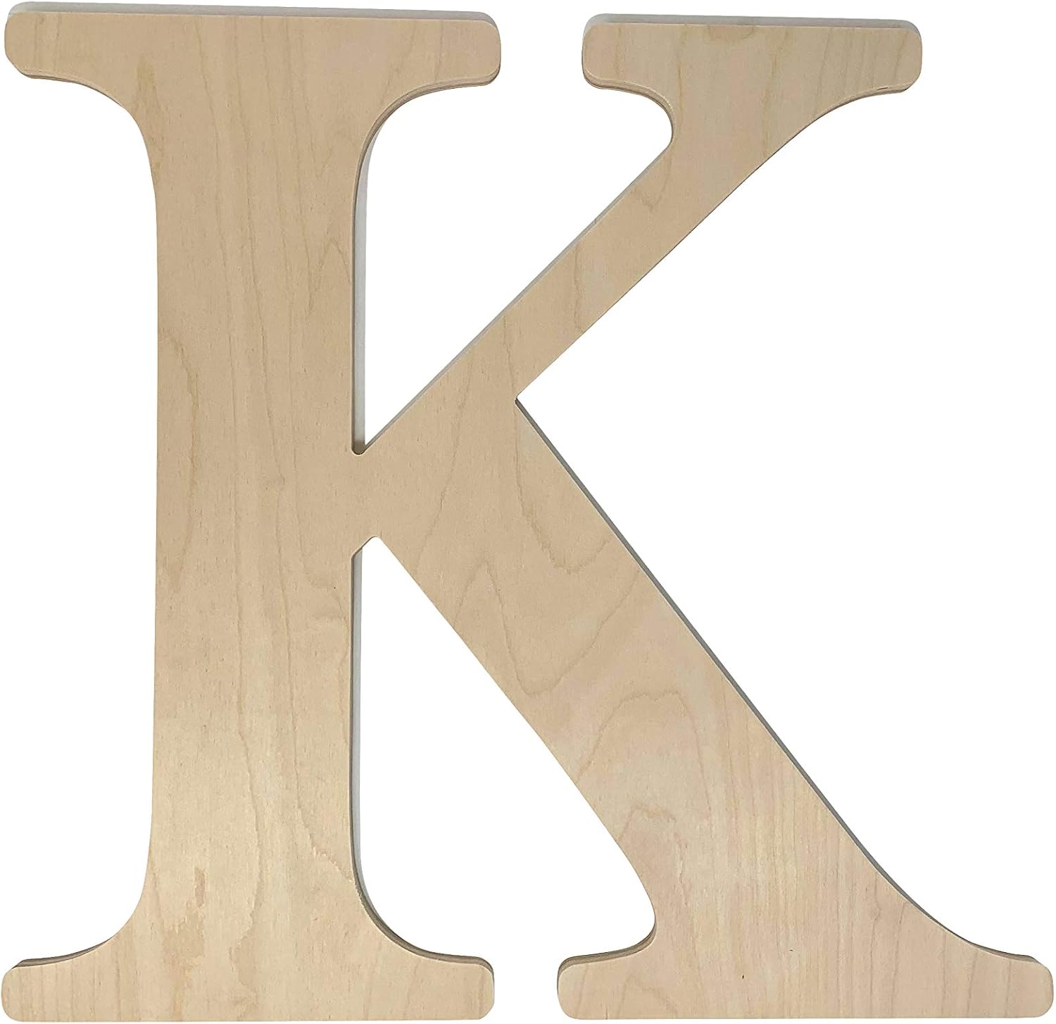Unfinished Wooden Letter for Wedding Guest Book Alternative