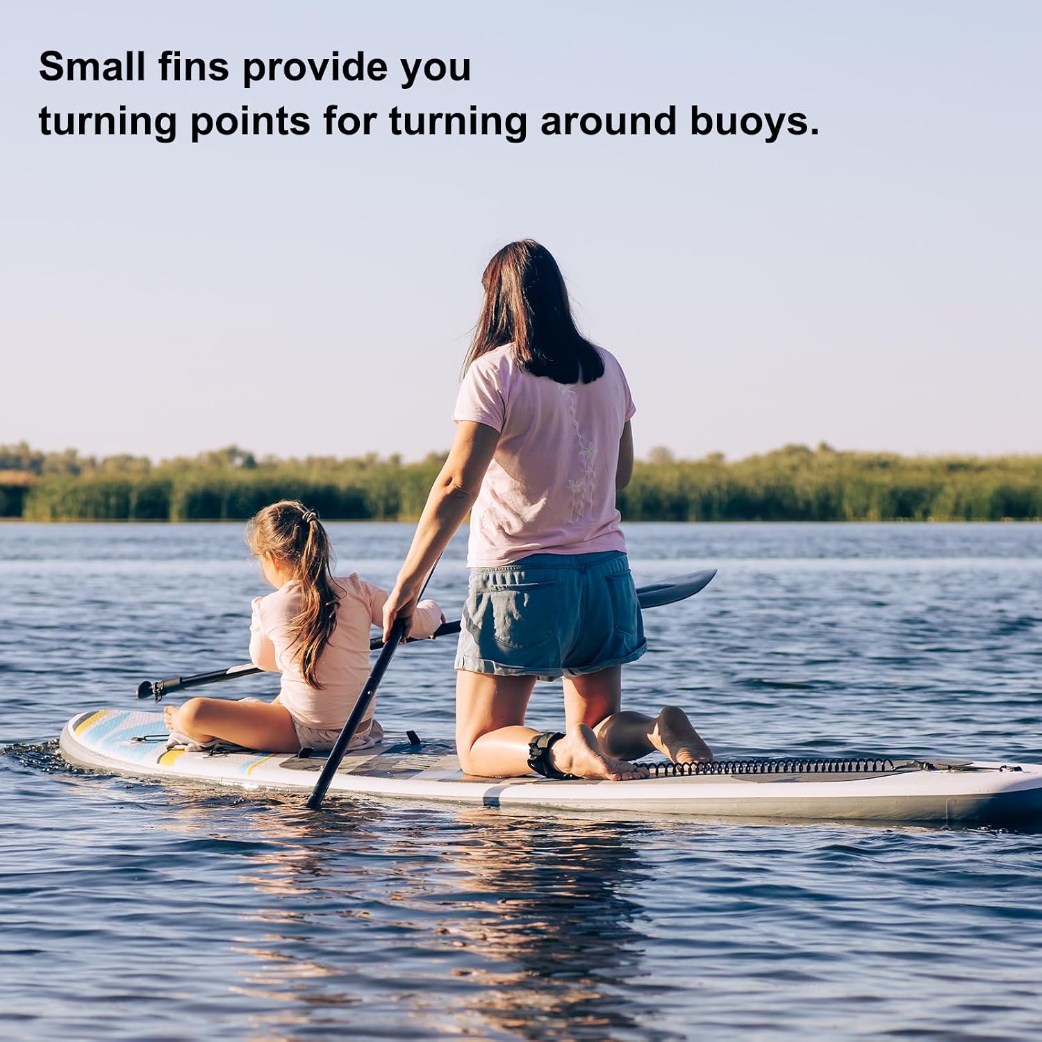 Paddle Board Fins Replacement Set of 3 (1P 9" & 2P 5"), Choose from Three Options, Nylon Fiberglass Reinforced Detachable Quick Release Paddleboard Fin for Most ISUP, Inflatable Paddleboard