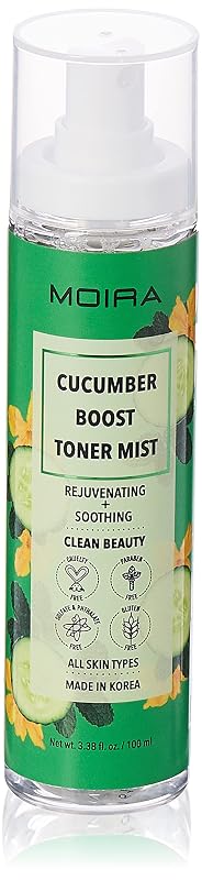 Moira Cucumber Boost Toner Mist Névoa Tônica de Pepino
