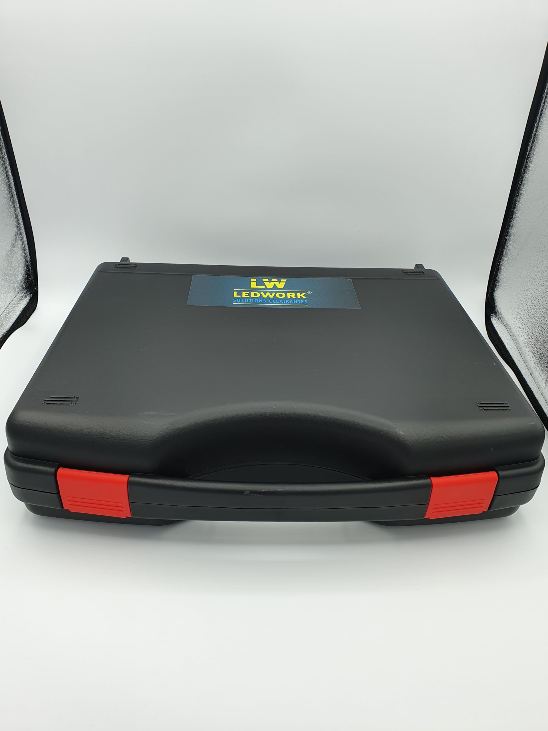 LEDWORK LOT DE 4 MALLETTE DE 6 BALISES DE SIGNALISATION LED RECHARGEABLE IP65 (4 pièces)