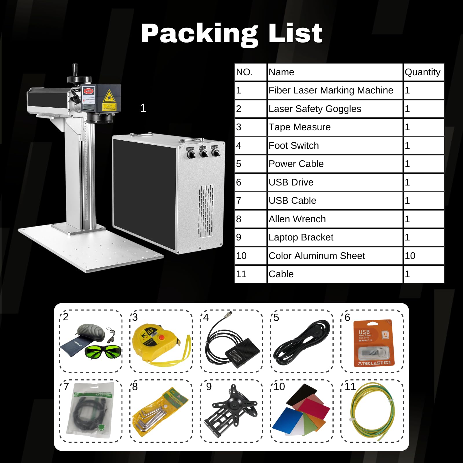 Fiber Laser Markering Machine 30W Markering Gravier Fiber Laser Device P 010156046992