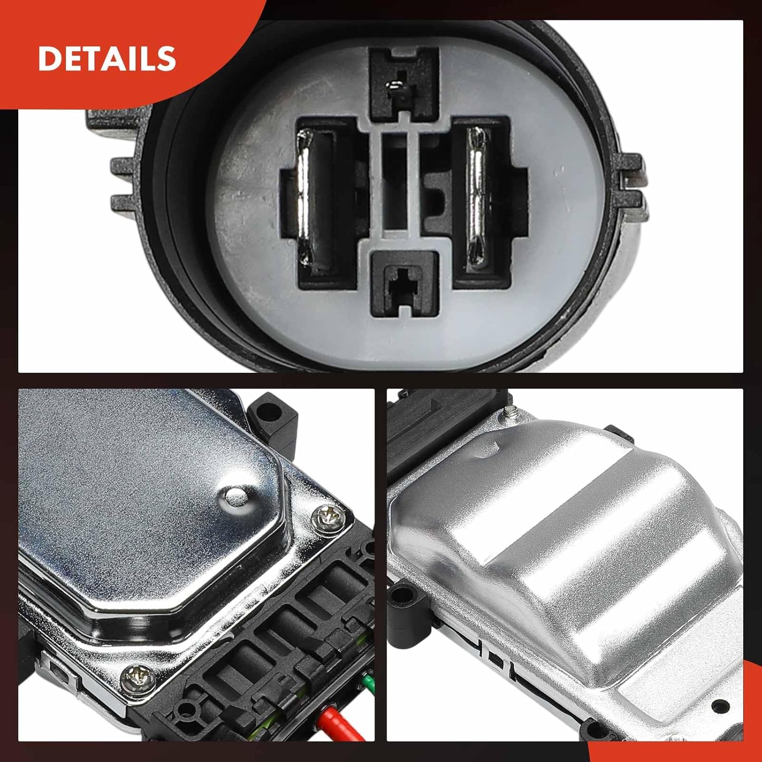 A-Premium Engine Radiator Cooling Fan Control Module Compatible with Ford Focus 2005-2012 & Mazda 3 2004-2009, 3 Sport 2009-2011 & Volvo C70 2004-2010, C30 2007-2012, S40 2004-2010, V50 2005-2010