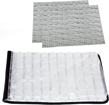 FlexiFreeze Party Mat Chiller - Food Cooling Buffet Cooler for Cold Serving Black 19" x 15" and 2 Party Mat Chiller Refill Ice Sheets - Extra Replacement Ice for Extended Cooling