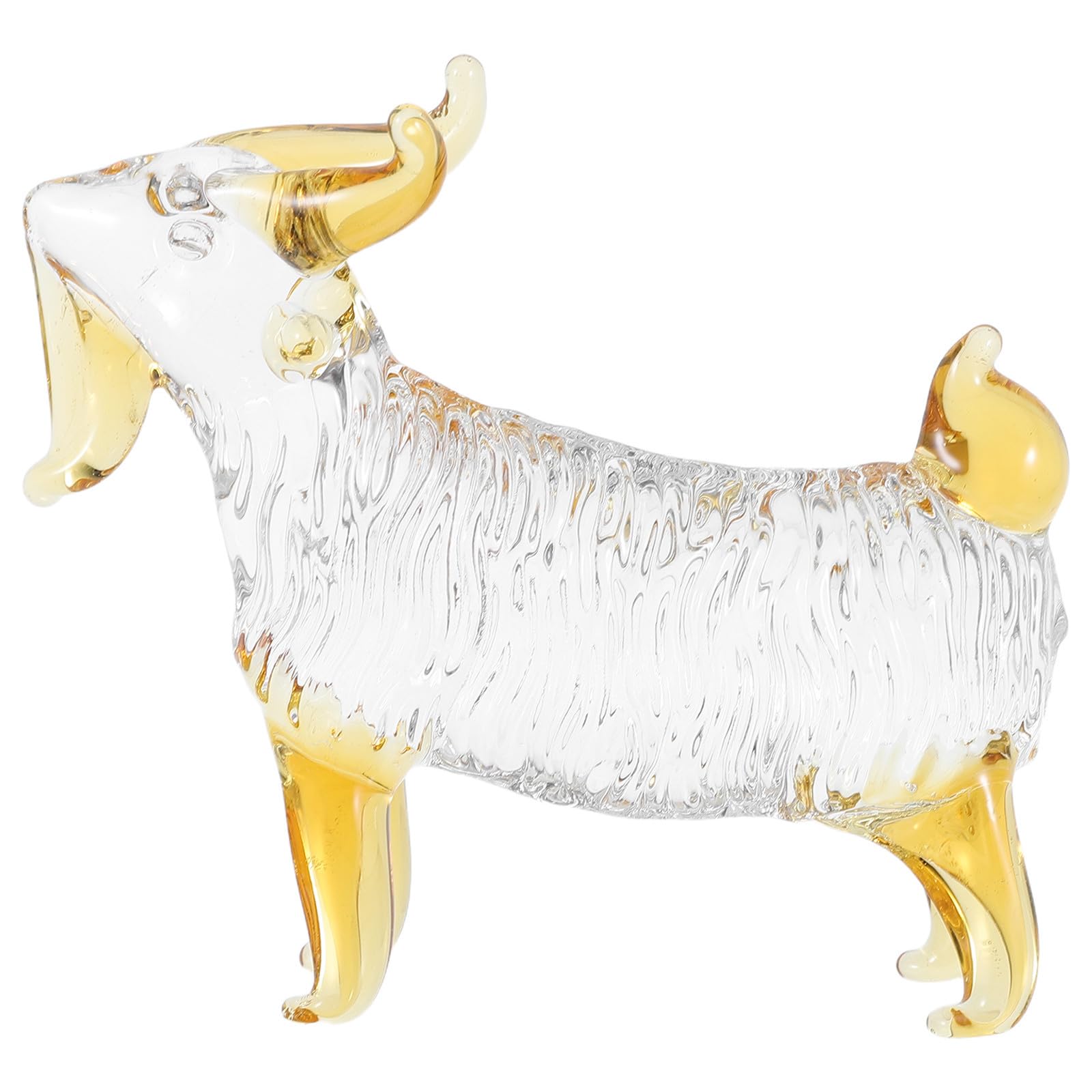 Kryształowa figurka kozy Feng Shui Zodiak Dekoracja zwierzęca na rok Szczęście Dobrobyt Kryształowe rzemiosło Ozdoba na stół Prezent na półkę do domowego biura