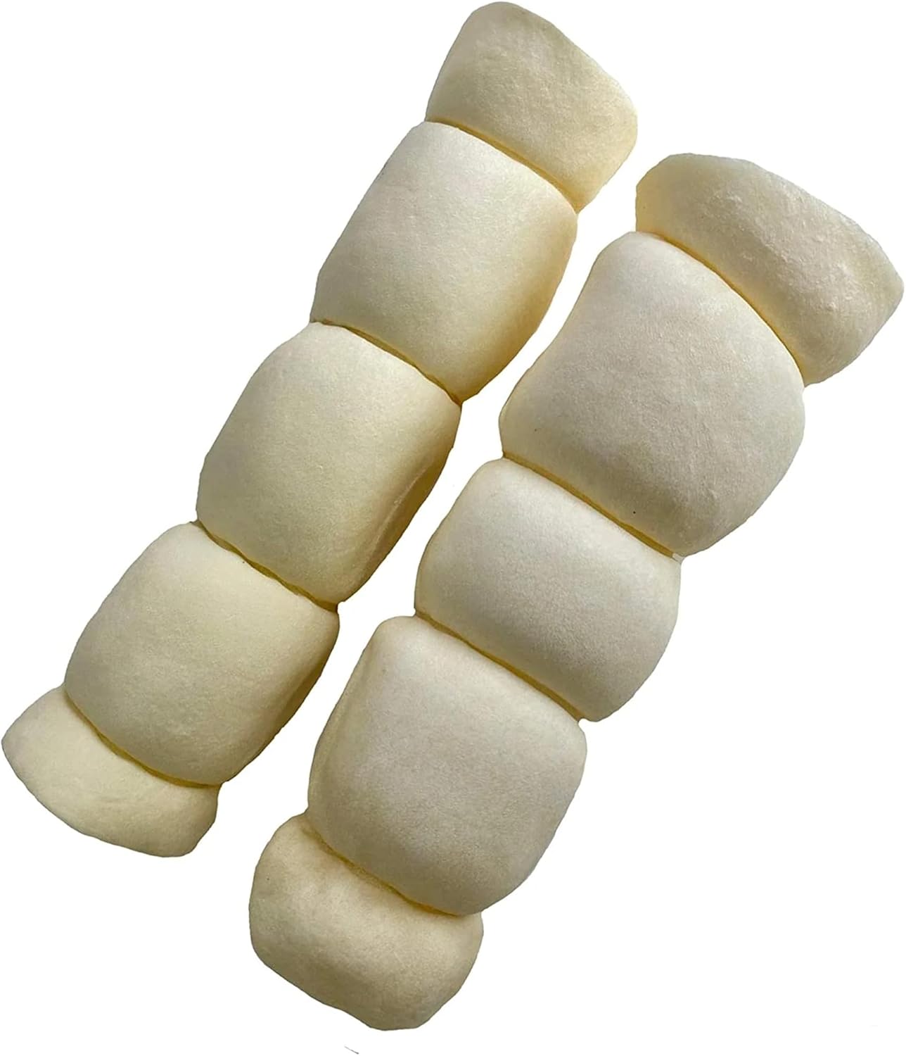 123 Treats Thick Beef Cheek Retriever Rolls - (10-12" - 6 Count) Premium Natural Cheek Rolls for Dogs, Long-Lasting Dog Chews, Rolled Beef Cheeks Dog Treats.