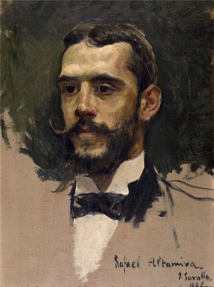 'Sorolla Y Bastida Joaquin Rafael Altamira Y Crevea 1886 ' Oil Painting, 12 X 16 Inch / 30 X 41 Cm ,printed On Polyster Canvas ,this Imitations Art DecorativePrints On Canvas Is Perfectly Suitalbe For Home Office Decoration And Home Gallery Art And Gifts