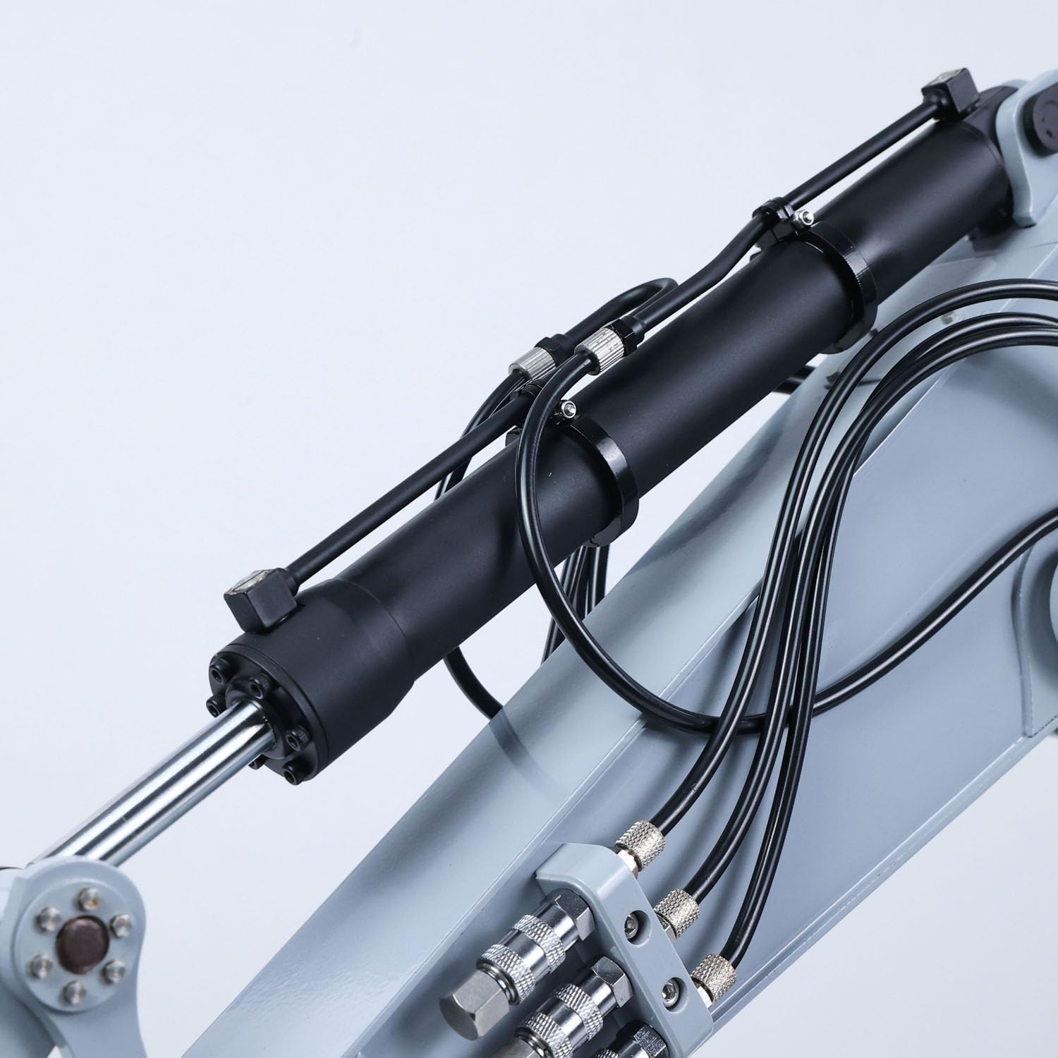 Escavatore idraulico pesante 1/12 RC 395F in metallo telecomandato pronto