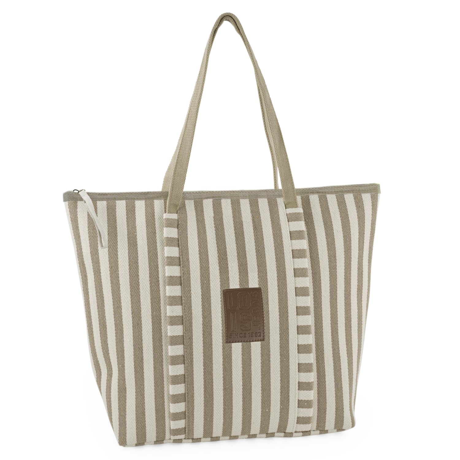 Lois Bolsa Playa - Bolsas de Playa Grandes - Bolsas de Playa de Marca - Bolsa de Playa con Cemallera - Bolso de Playa de Moda 601803