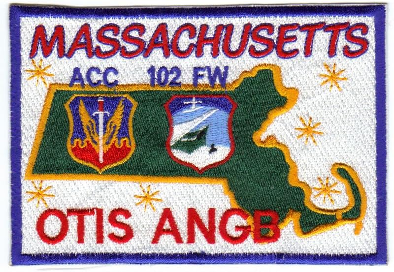 USA BASE PATCH, OTIS ANGB MASSACHUSETTS, ACC, 102ND FW Y