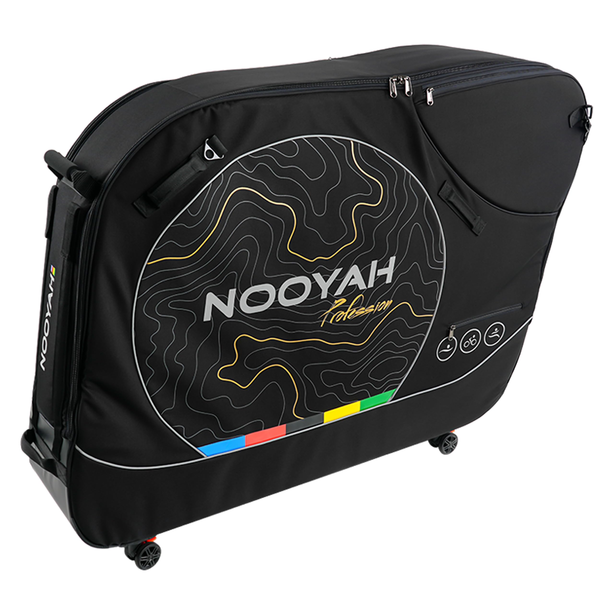 Amazon.com: NOOYAH Bike Travel Bag with Aluminum Frame, No