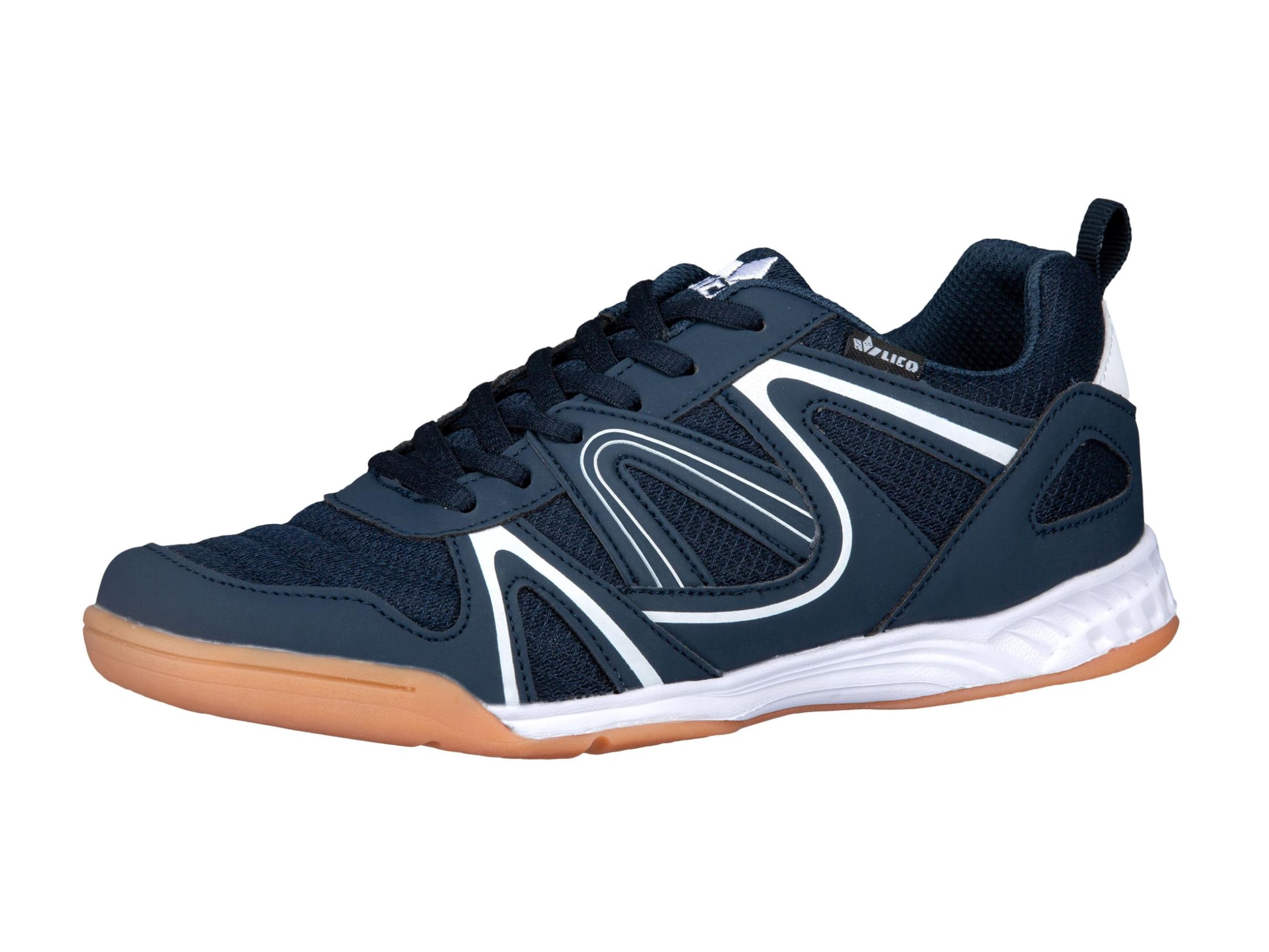 Lico Herren Hallenschuh Sportschuh Fit Indoor, blau, 42 EU