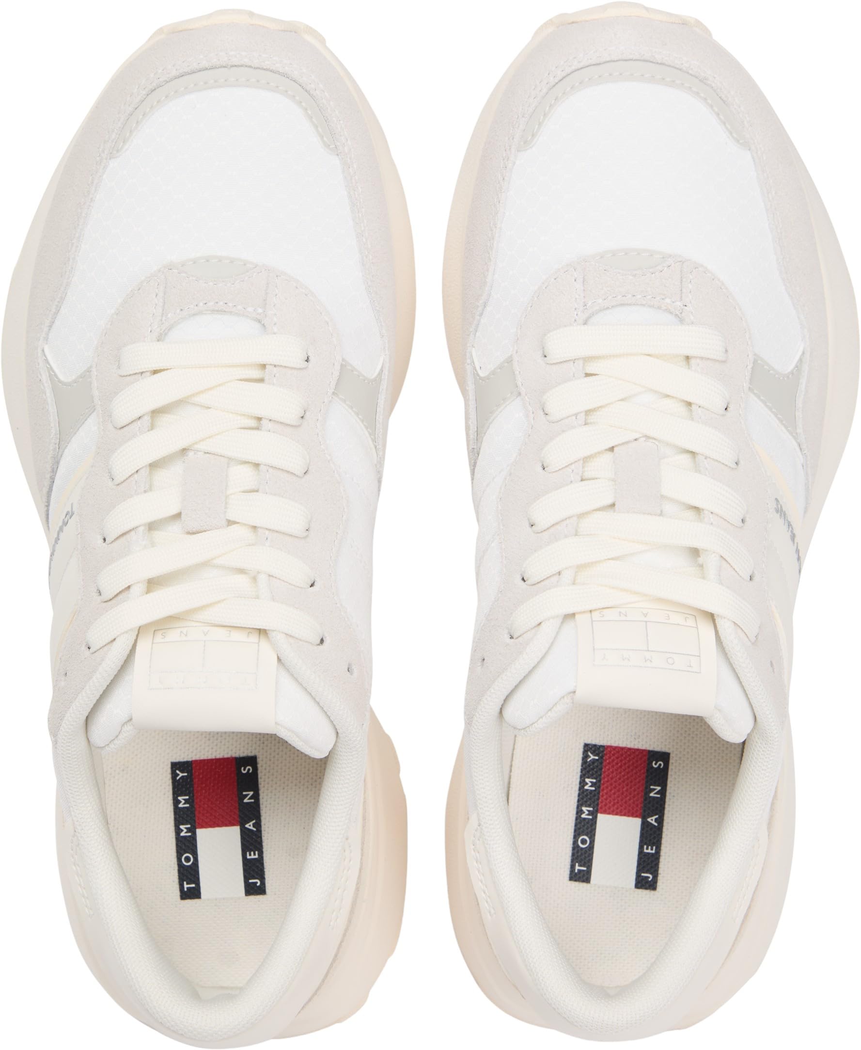 Tommy Jeans Tjw Cleated Runner Suede Mix En0en02921, Parte Superior Baja Mujer