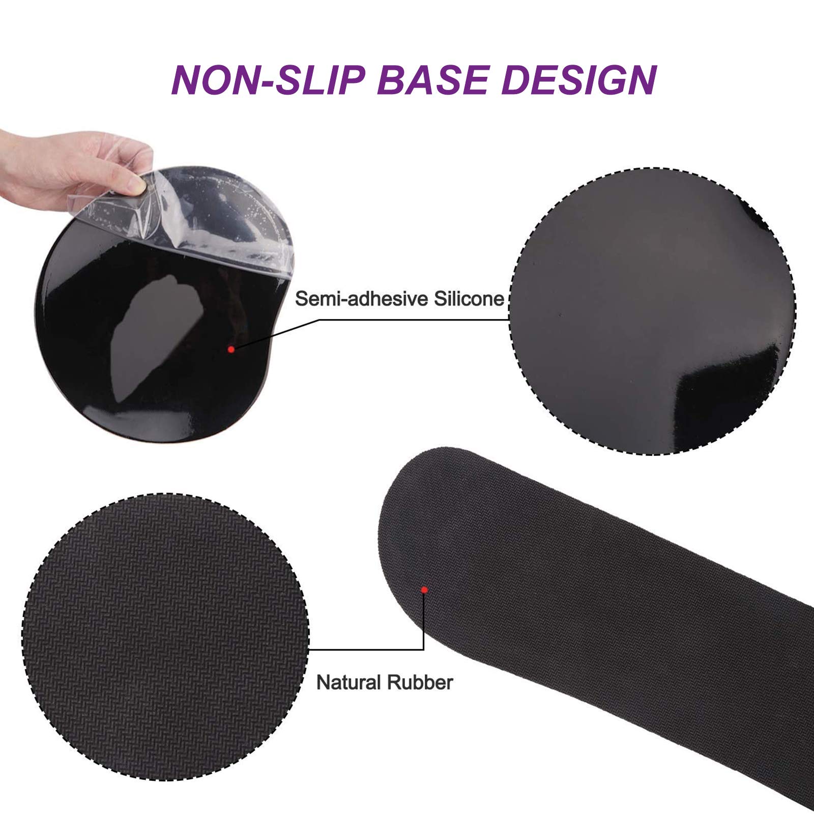 ArtSo Wrist Rest - Ergonomic Mouse & Keyboard Support -6