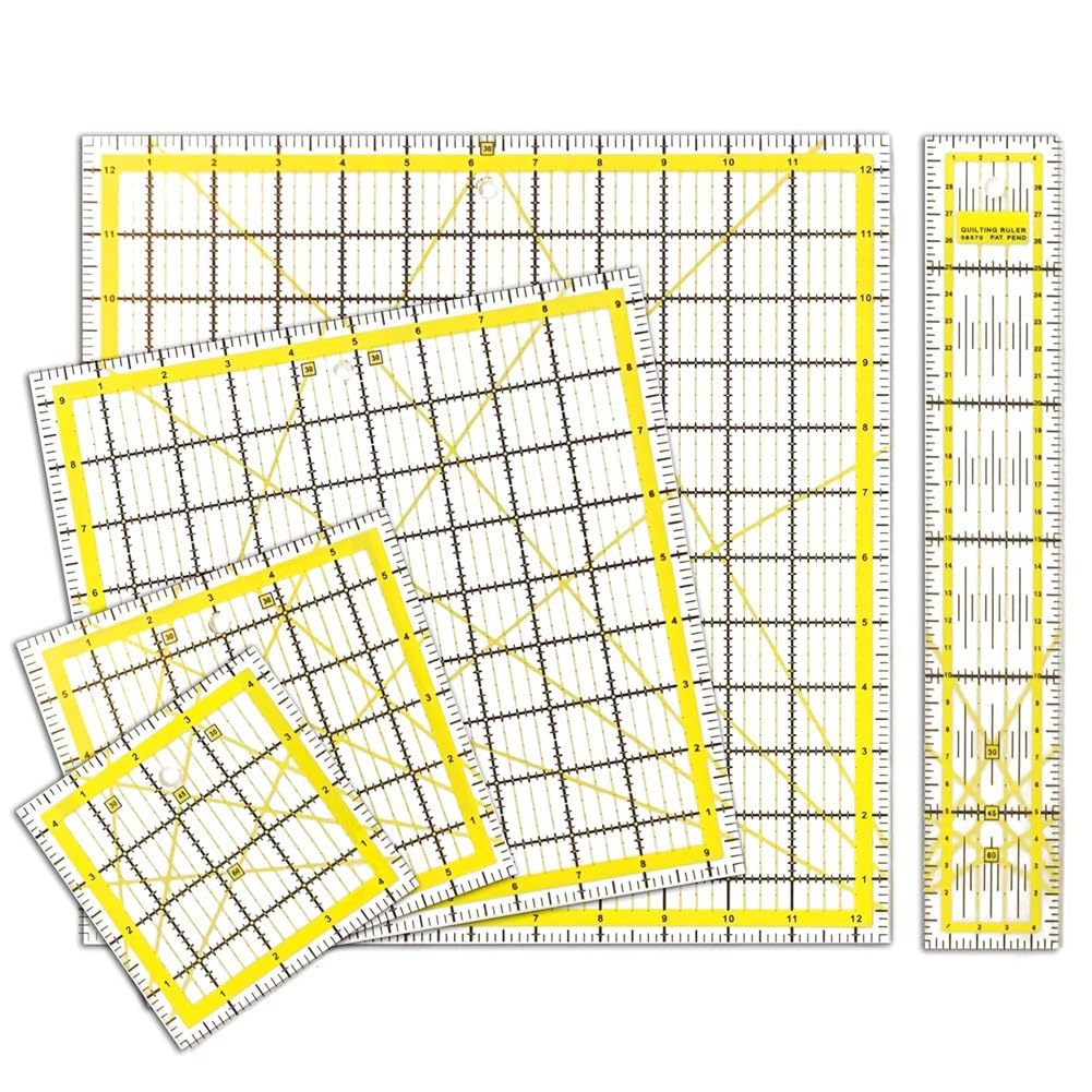 Règles carrées en acrylique haut de gamme pour patchwork et quilting précis