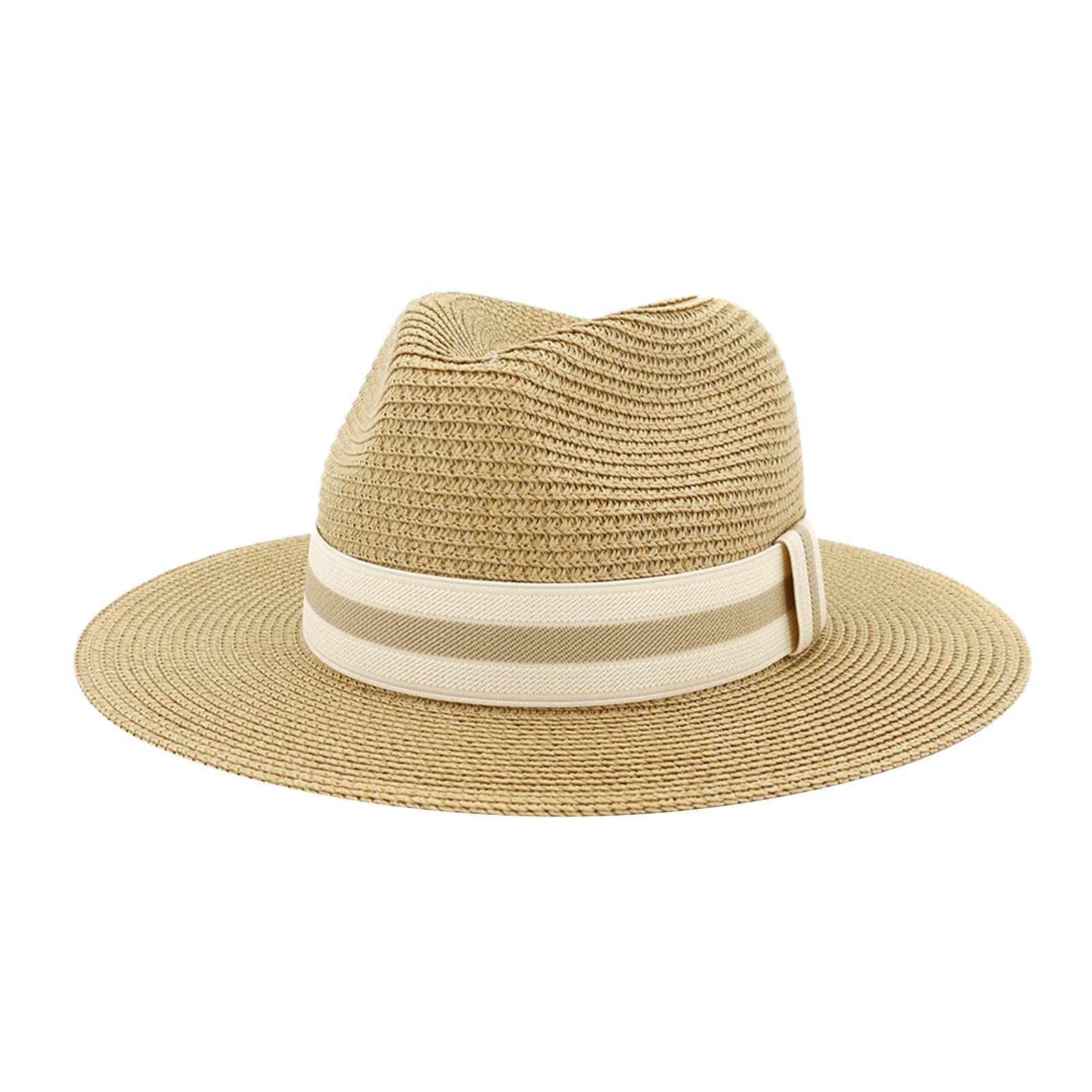 Dinglong Gorro Paja Vacaciones de Primavera y Sombrero pequeño Sombrero de Verano Plegable Junto al mar de béisbol Frescas para Mujer Gorro Paja