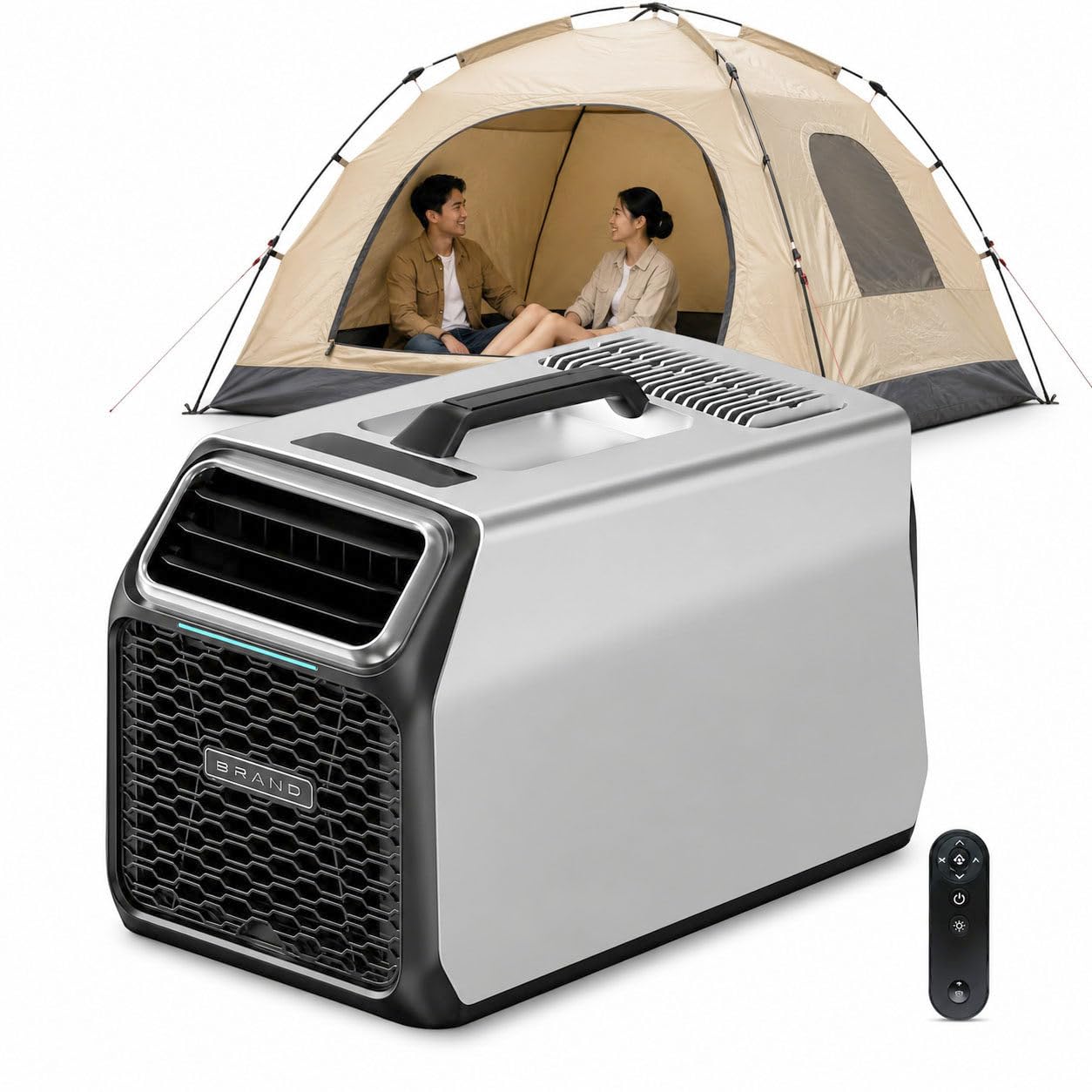 Climatiseur de camping 3500 BTU climatiseur mobile silencieux plein air