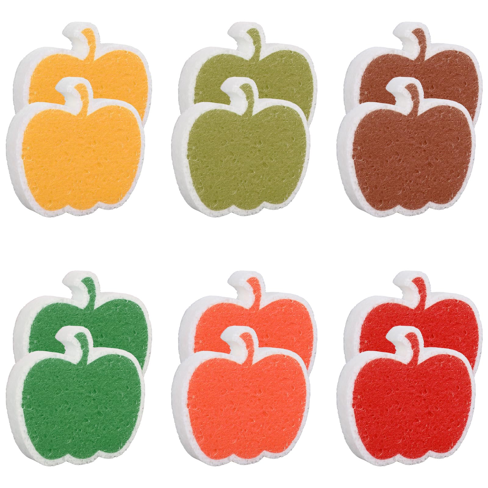 Éponge de cuisine d'automne citrouille pour nettoyer sans rayer votre vaisselle de fête délicate