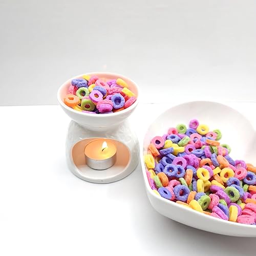 Miniatura 4 de Anillos de frutas 49 cavidades donas pequeñas cereal Molde de silicona flexible Moldes de jabón Moldes de resina Moldes de cera para derretir 061