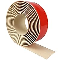 Vista 21 de Tira de Transición de Piso de 2" Autoadhesiva de Vinilo Plano con Respaldo Fuerte (5cm, 10FT, Café)