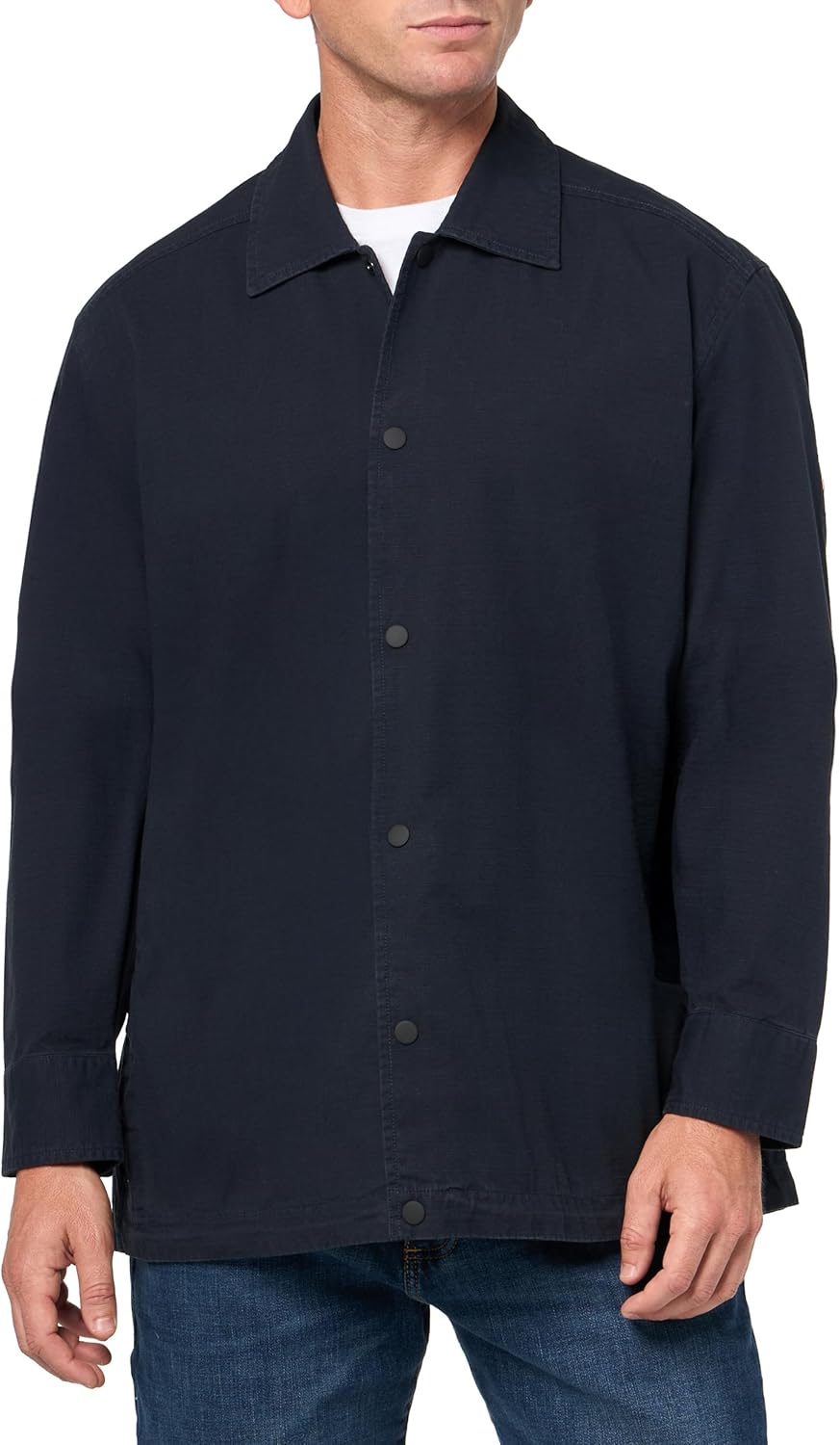 BOSS Men's Ripstop Garment Dyed Overshirt