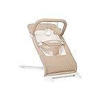 Baby Delight Alpine Deluxe Portable Bouncer | Infant | 0 - 6 Months | Tan Sherpa