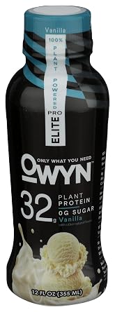 Owyn Vanilla Pro Elite Plant Protein Shake, 12 FZ