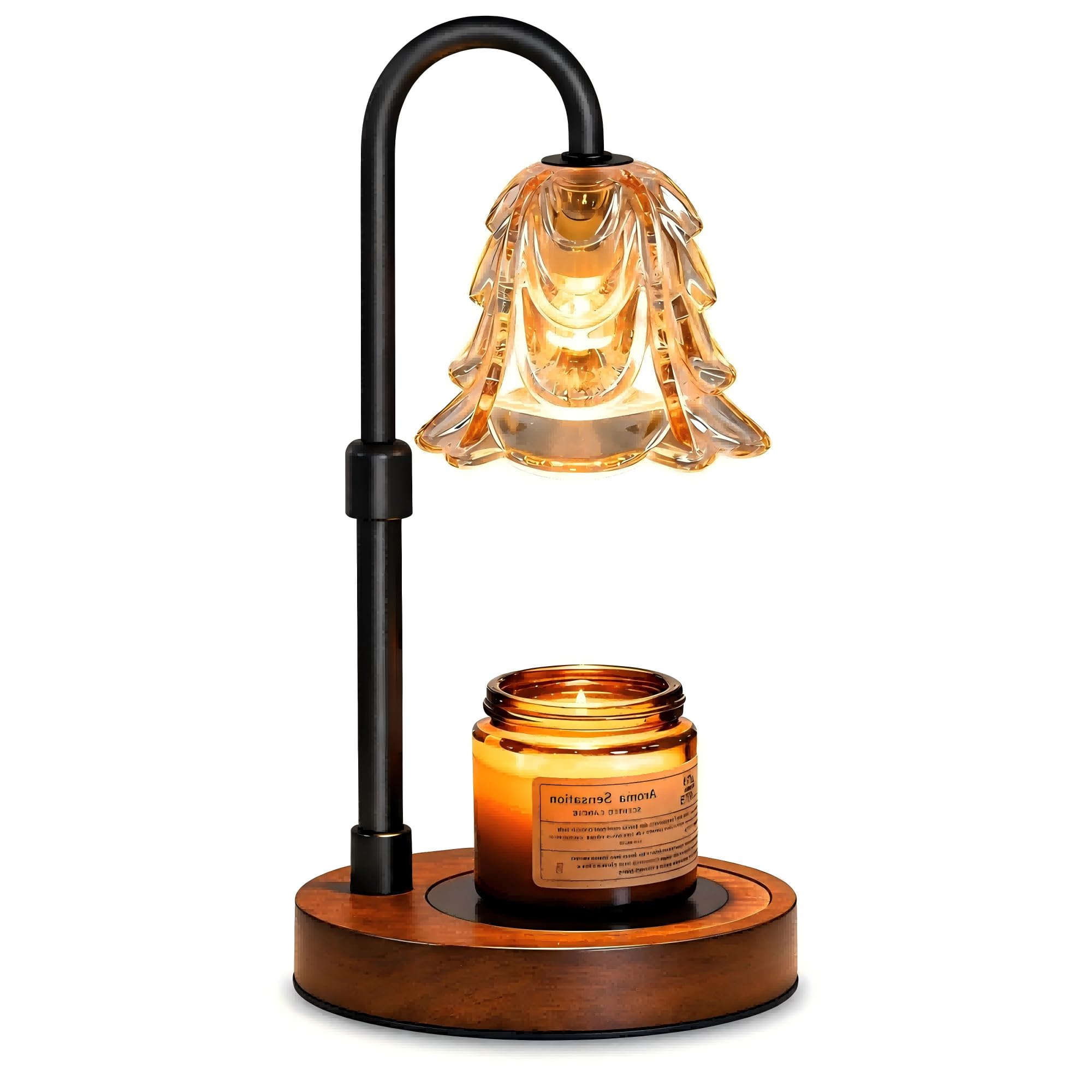 Photo 1 of Vitelum Candle Warmer Lamp with Timer & Dimmer, Electric Wax Melter for Jar Candles, Safe Flameless Candle Warmer Light for Bedroom, Home Decor & Gift