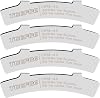 4pcs Bike Disc Brake Pads & Rotor Alignment Tool -304 Stainless Steel-Bicycle Disc Brake Gap Regulator Adjust Spacer for All MTB Road BMX Bike