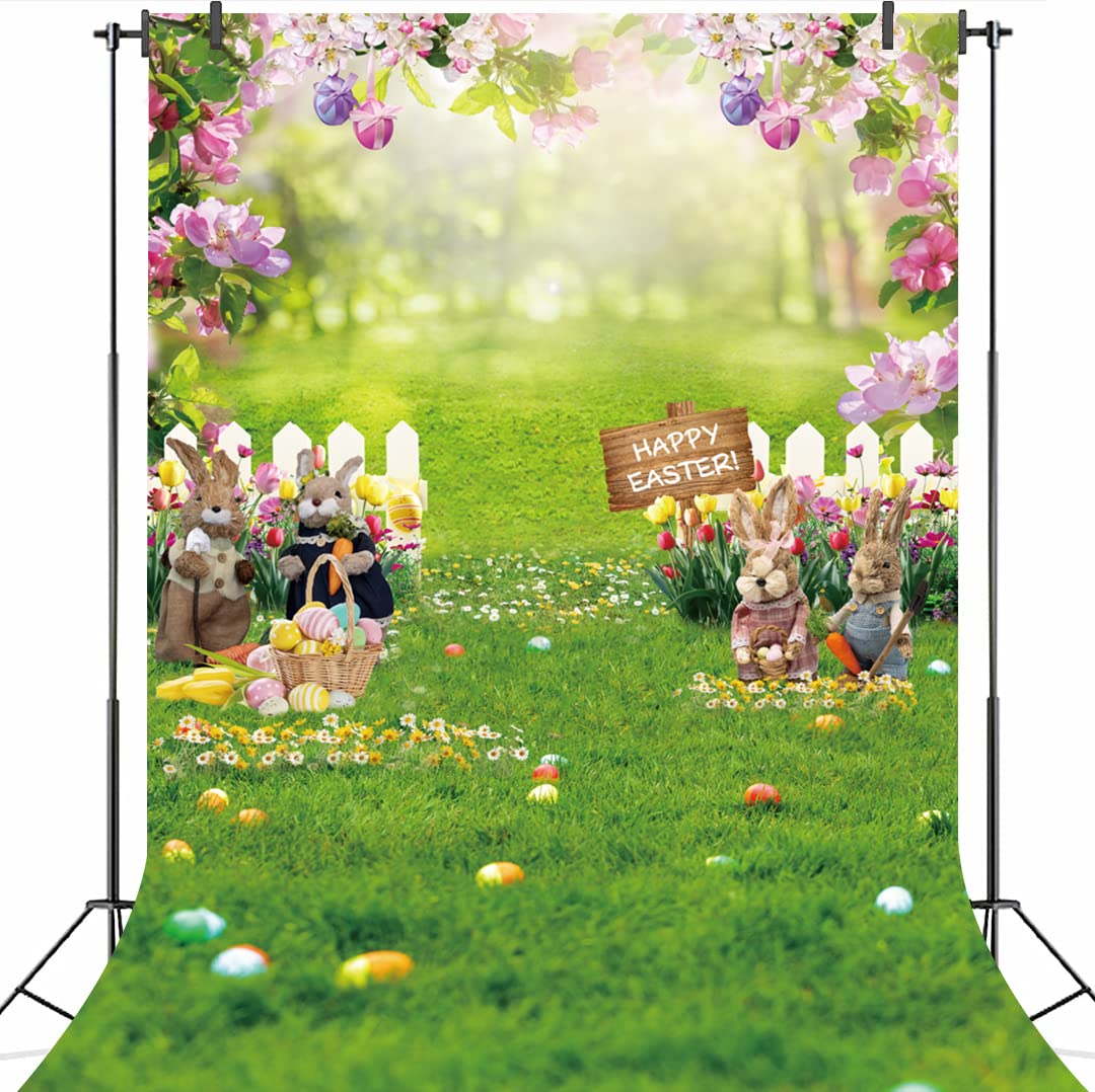 Set 25 Puntelli Per Cabina Fotografica Di Pasqua – Accessori Per Selfie A Tema Coniglietto E Uova, Decorazioni Feste - 2