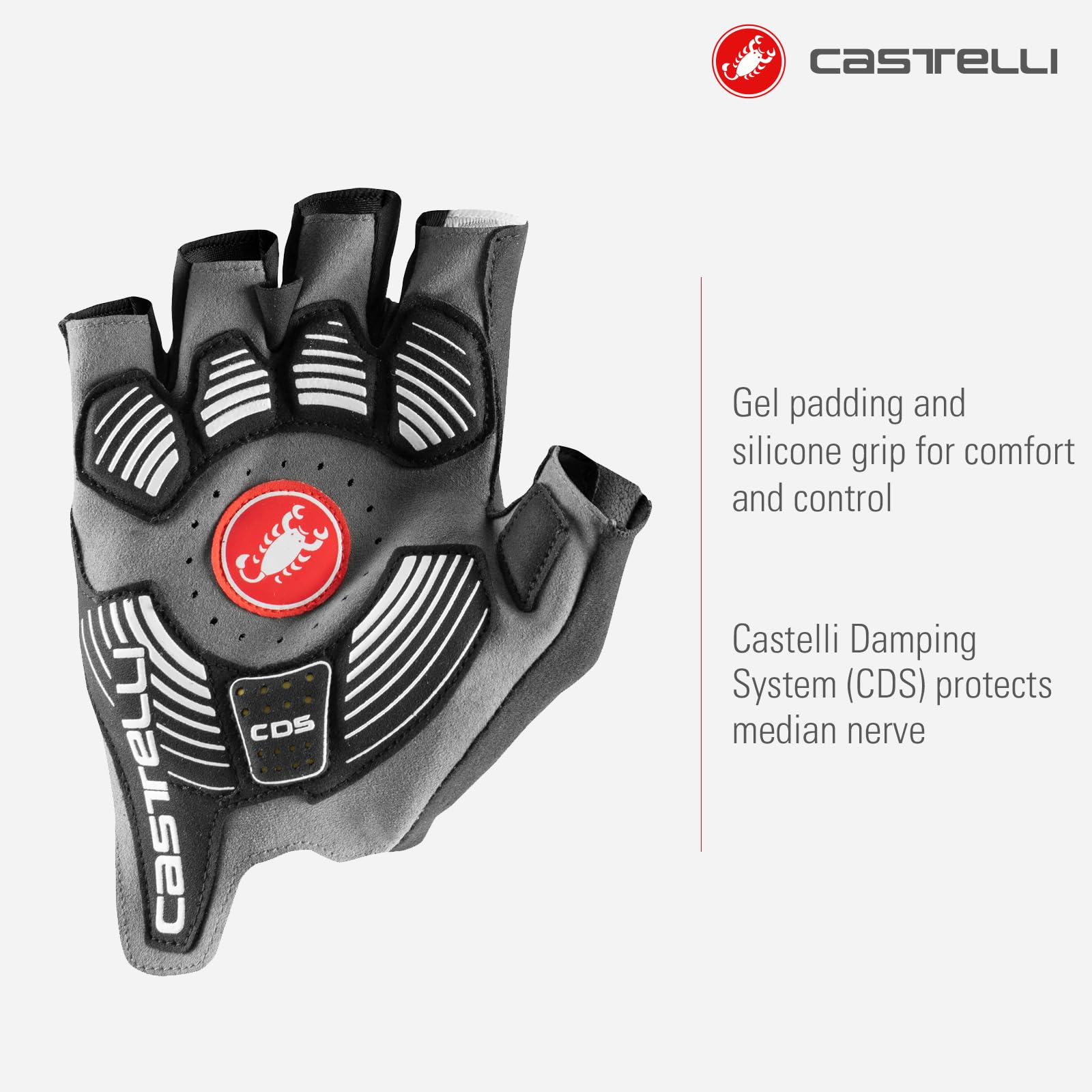 castelli Rosso Corsa PRO V Glove - Guanti Ciclismo Uomo