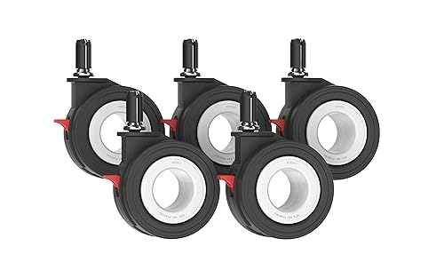 Miniatura 8 de Enso Ruedas de repuesto para silla de oficina, 70 Rokku Mu Series - Gris (juego de 5)