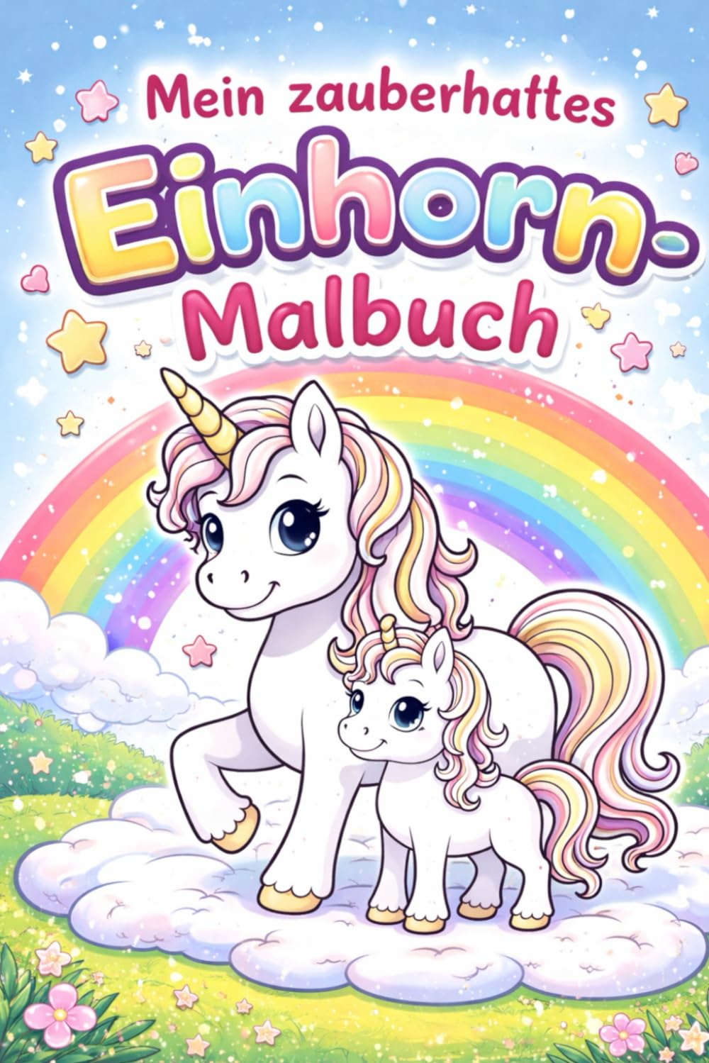 Mein zauberhaftes Einhorn Malbuch: Für Kinder