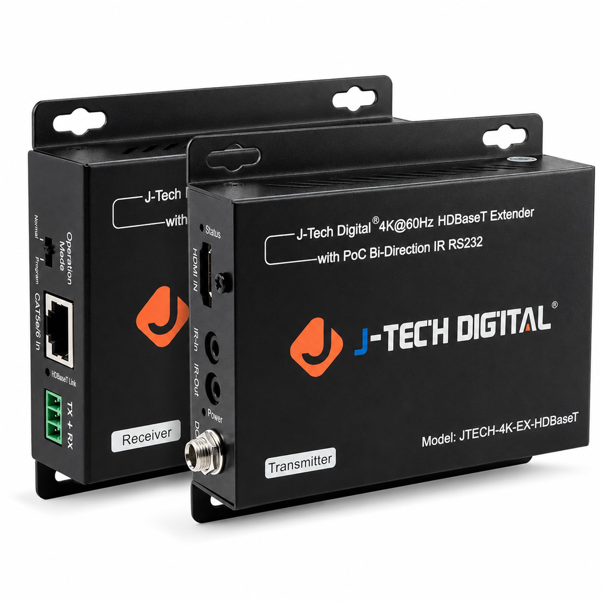 Amazon.com: J-Tech Digital 4K HDBaseT HDMI Extender Over Cat5e/6