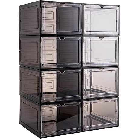 Attelite Advanced Hard-Shell Plastic Hat Organizer [8 Pack]