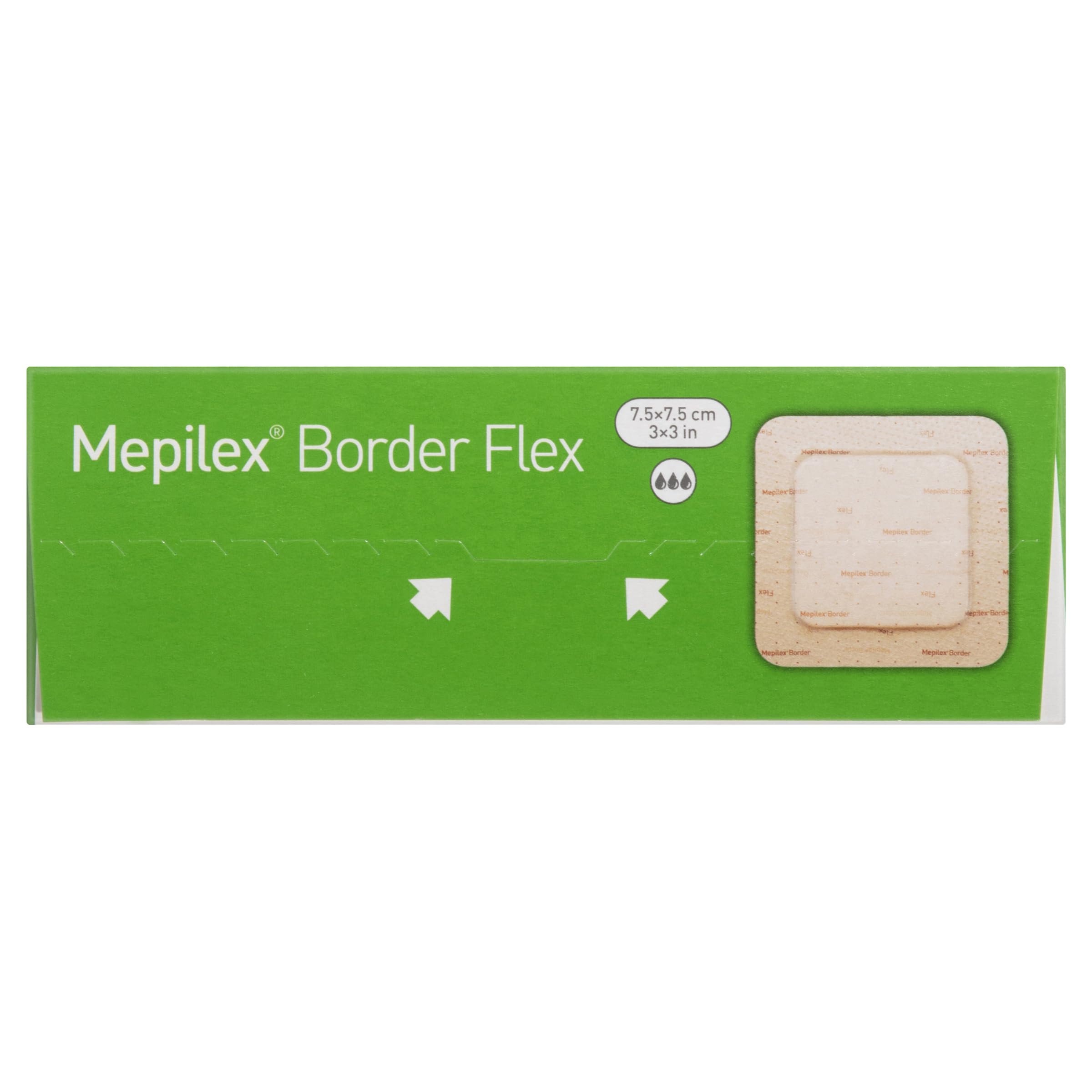 Mepilex Border Flex 10枚 メピレックス Amazon | Mepilex Border Flex 7.5x7.5cm 10枚入りボックス | 縁付き
