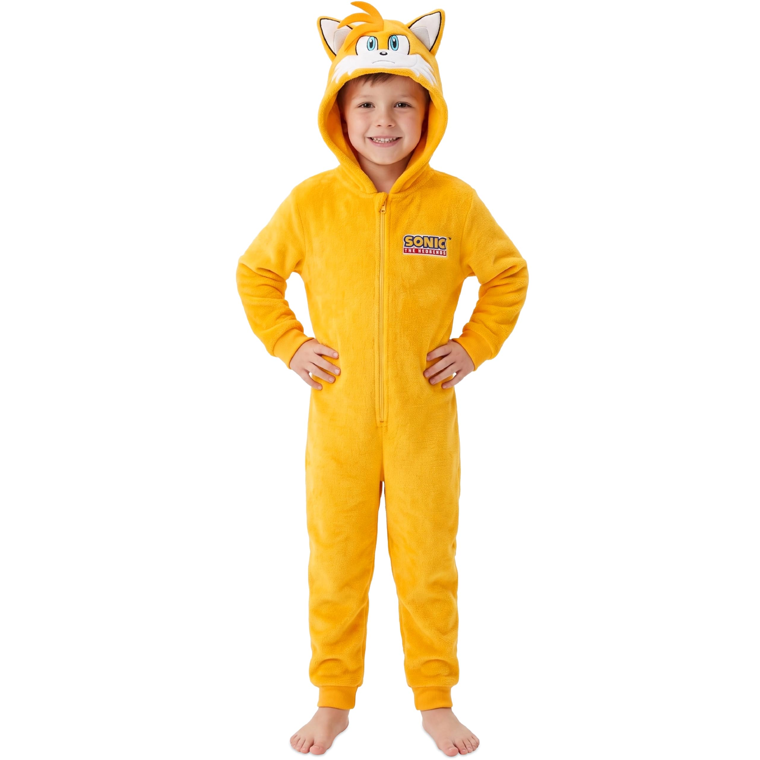 Get Trend Sonic The Hedgehog Pigiama Intero Bambini in Pile, 4-10 Anni