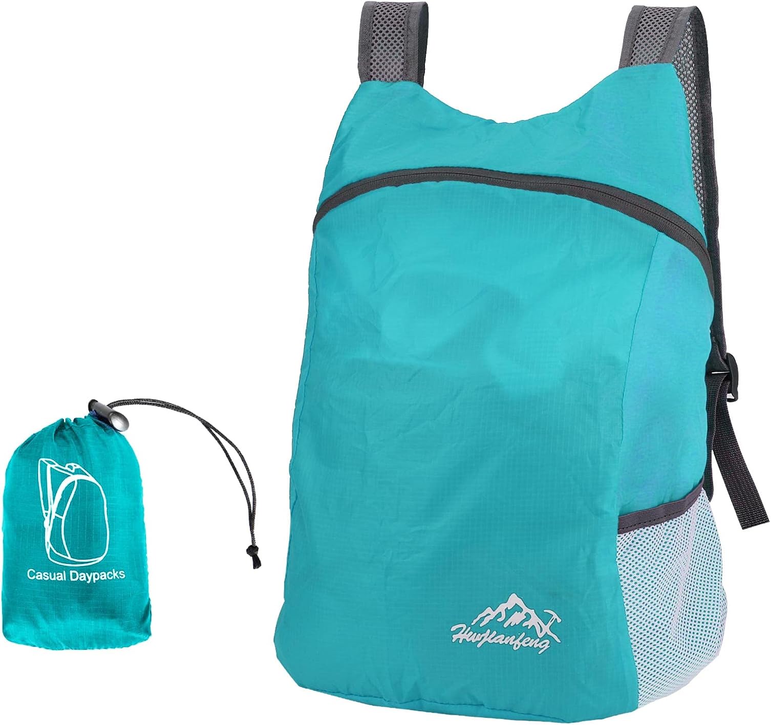 TSLBW Ultra Lightweight Foldable Backpack,Small Hiking Rucksack,Durable Lightweight Packable Backpack for Men Women,for Outdoor Sport Travelling Walking Hiking Camping Biking (1-blue)