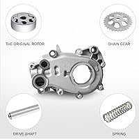 Vista 5 de Bomba de aceite, bomba de aceite M353 compatible con Chevy GMC Buick Enclave Cadillac Impala Traverse Saturn Saab 2.8L 3.0L 3.6L V6 DOHC 24