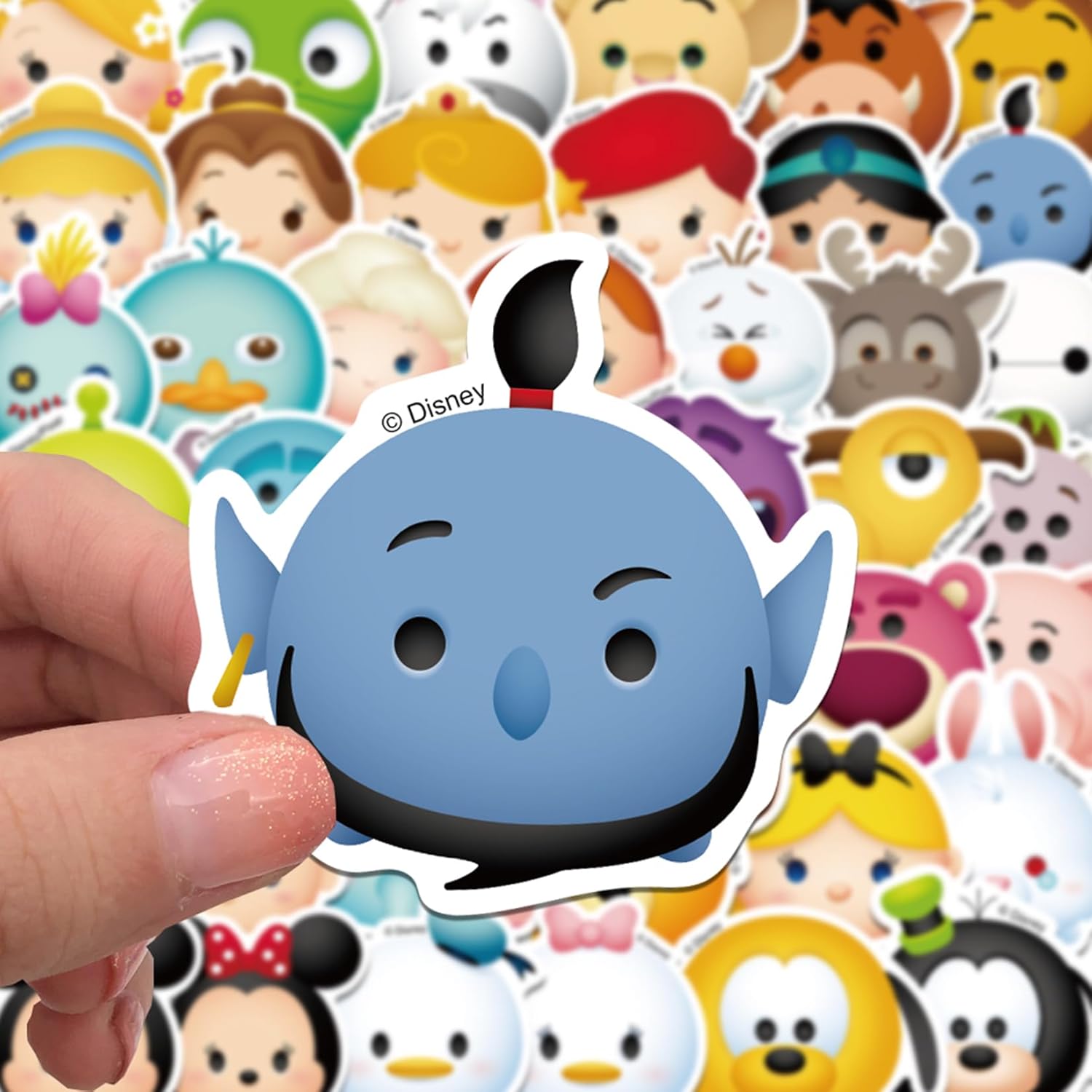 50Pcs Disney Tsum Tsum Kawaii Cartoon Character Stickers Pack for Gifts Water Bottles Cup Laptop Phone Gifts Guitar Car Motorcycle Bike Skateboard JHSL - Image 7
