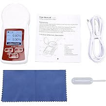 Digital TDS Refractometer, Coffee Meter with ATC, Rechargeable 0 to 22 Percent TDS and 0 to 25 Percent, 2 Second Readings for Brewers and Cafes