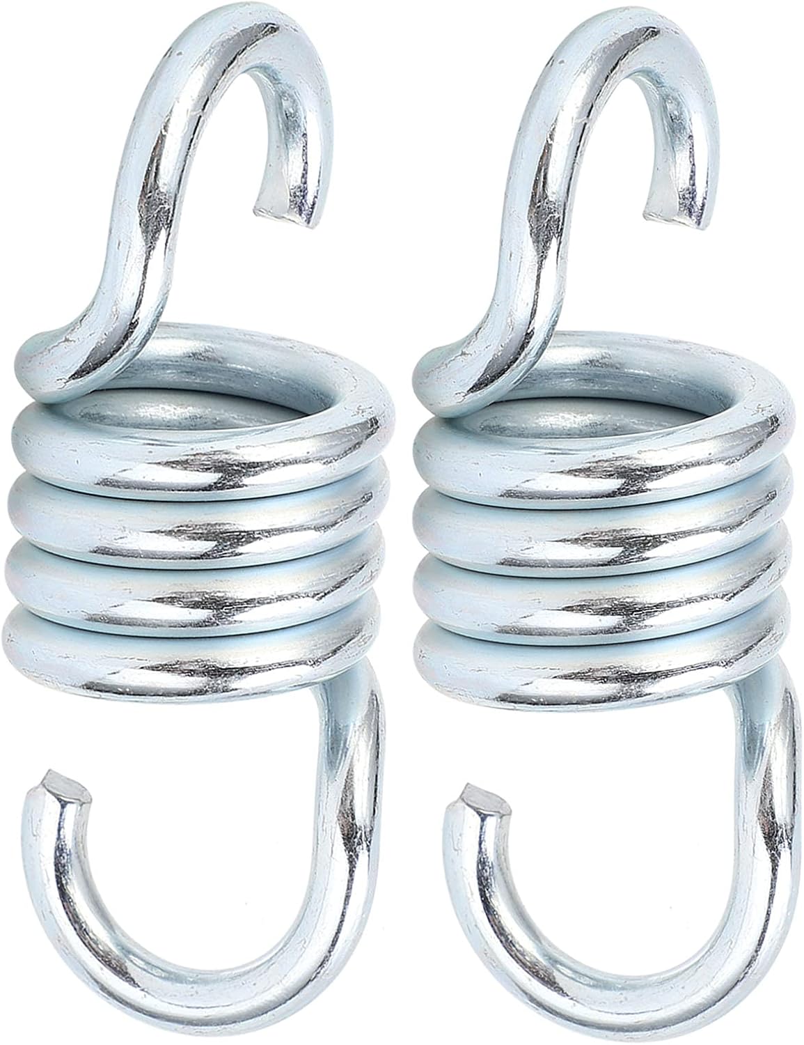 FAMKIT 2Pcs 7mm Heavy Duty Hammock Spring Hooks Galvanized