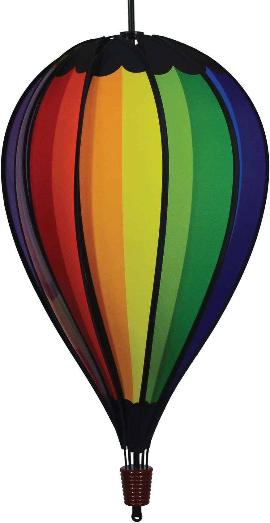 In the Breeze 0999 Rainbow Spectrum Hot Air 10-Panel Hanging, Spinning Balloon Decoration, 25",999
