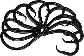 20/0 Big Game Black Forged Offset Circle Hooks 10pk Shark & Swordfish - coolthings.us
