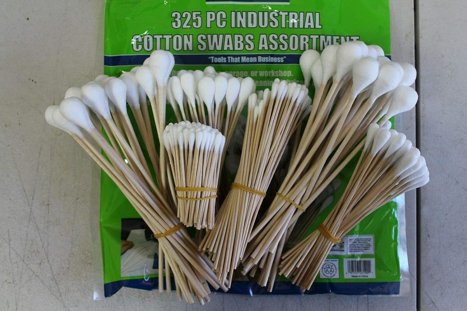 Industrial Cotton Swabs 325 Piece 15003 Beauty