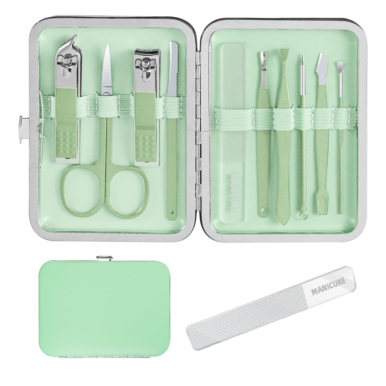Professional Manicure Kit - 10-in-1 Women's Set -10