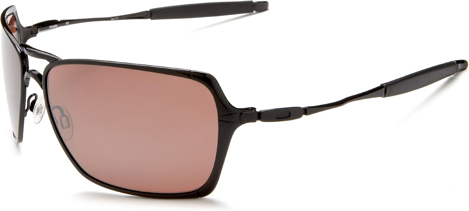 Oakley Inmate Polished Black/Vr28 Black Iridium Sunglasses (24-117) :  Amazon.de: Bekleidung
