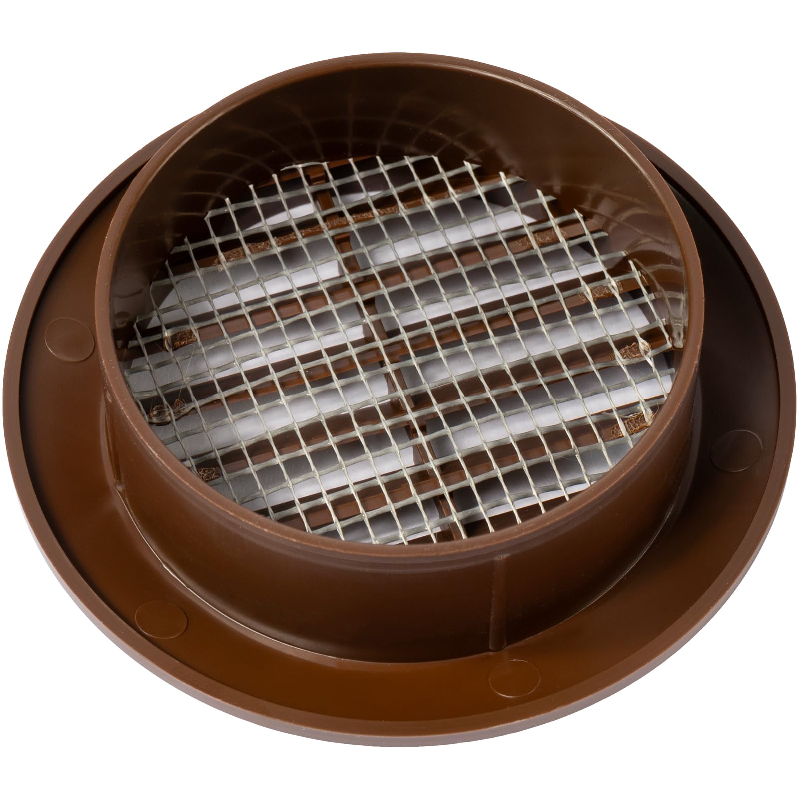 Vent Systems 60 mm / 2.36" Inch, Pack of 5 Brown Door Air Register, Ventilation Grille, Indoor Vent Grates, Bathroom, Cabinet - Image 2