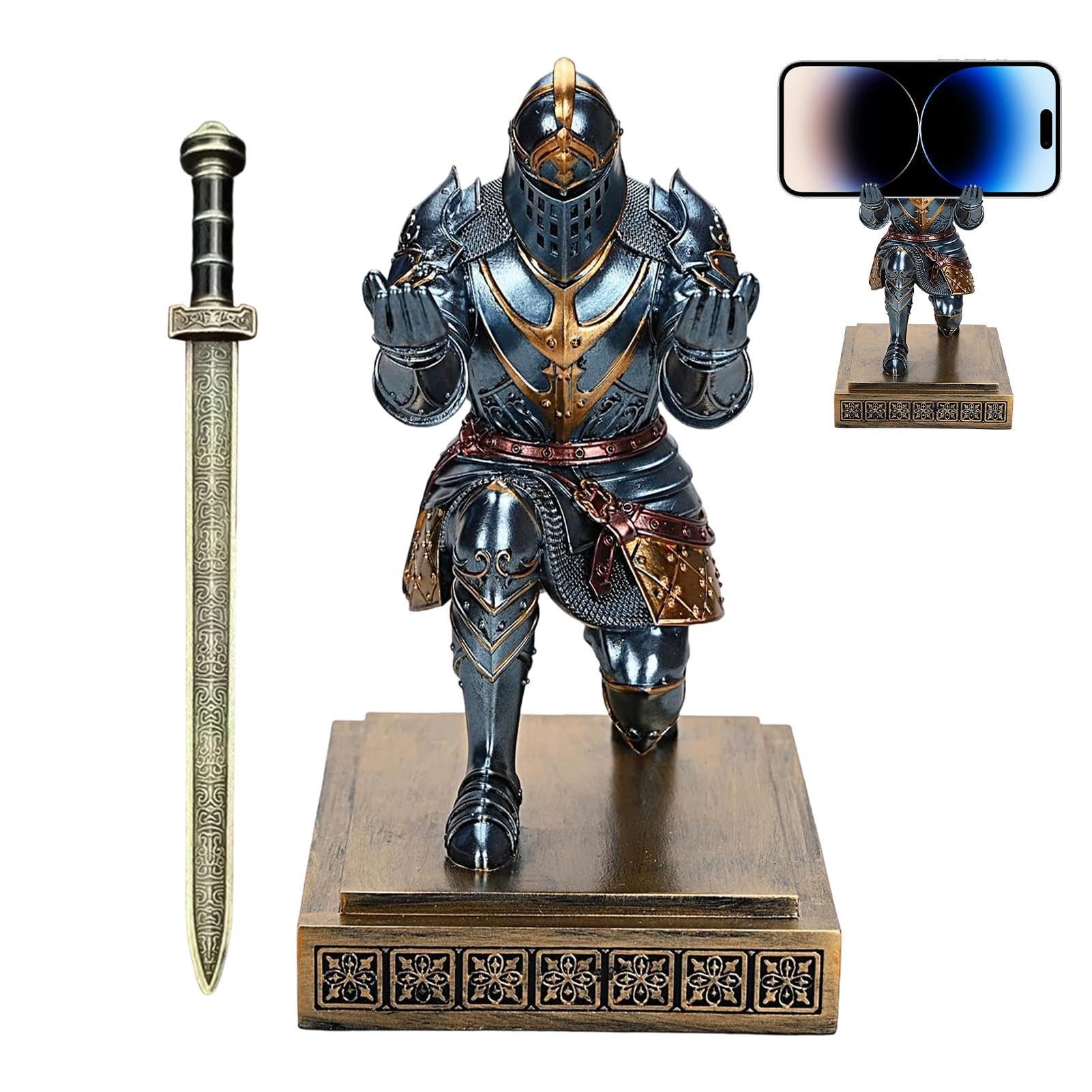 Porte stylo chevalier cadeau idéal pour décoration bureau et maison