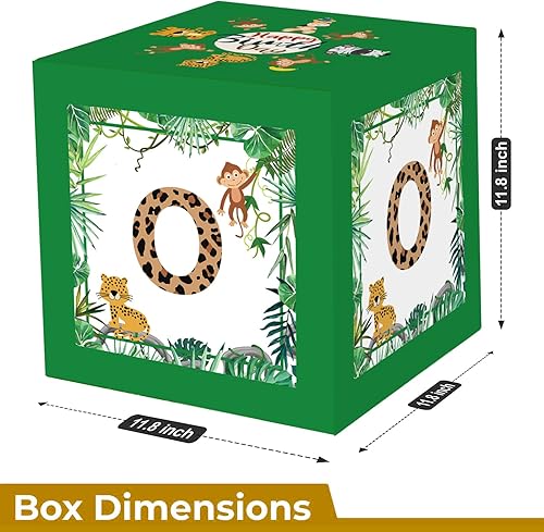 Miniatura 7 de Decoraciones de cumpleaños de Wild One, suministros de fiesta temática de selva para primer cumpleaños, arco de guirnalda de globos, pancarta para