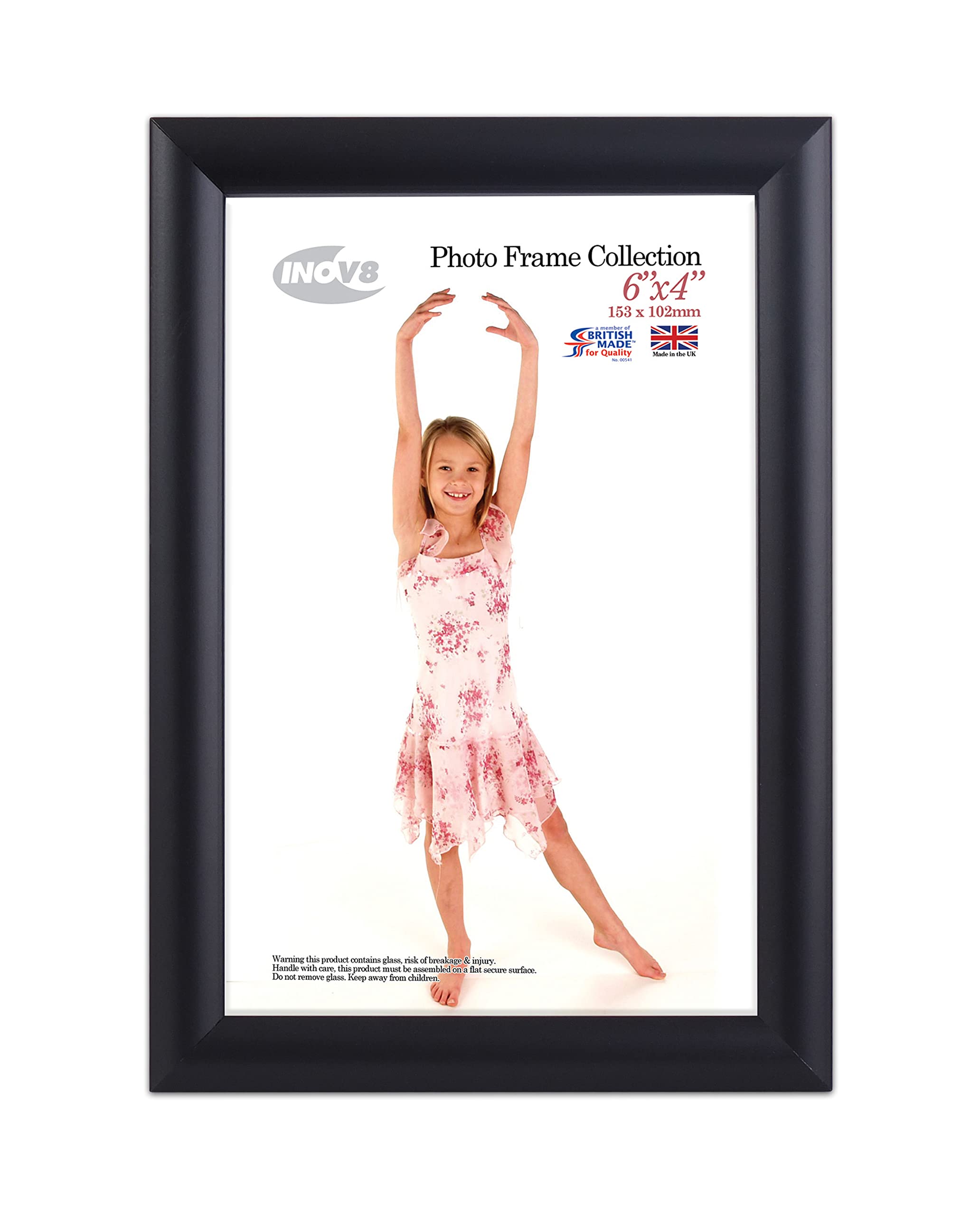 Inov8 Framing PFVS-VBLK-64 Frames, Black, 6 x 4 inch